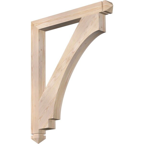 Ekena Millwork Imperial Arts & Crafts Smooth Bracket, Douglas Fir, 3 1/2"W x 34"D x 42"H BKT04X34X42IMP03SDF - main